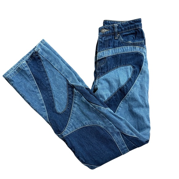 Jaded London Jeans Jaded Man & Curly Fry Slouchy Boyfriend Fit Size 25 NEW - Picture 11 of 11